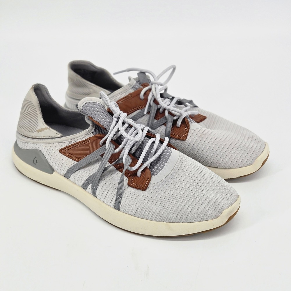 Olukai Mio Li Mist Grey Poi Men Lightweight Casual Sporty Shoes‎ Sneakers 10 GUC